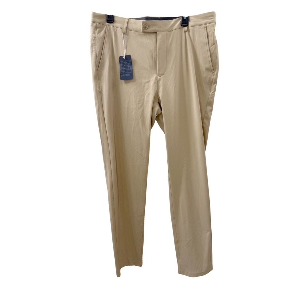 NWT Boston Scott Men's Pants 36x32 Tan Lightweight Go-Anywhere Pants MSRP $125